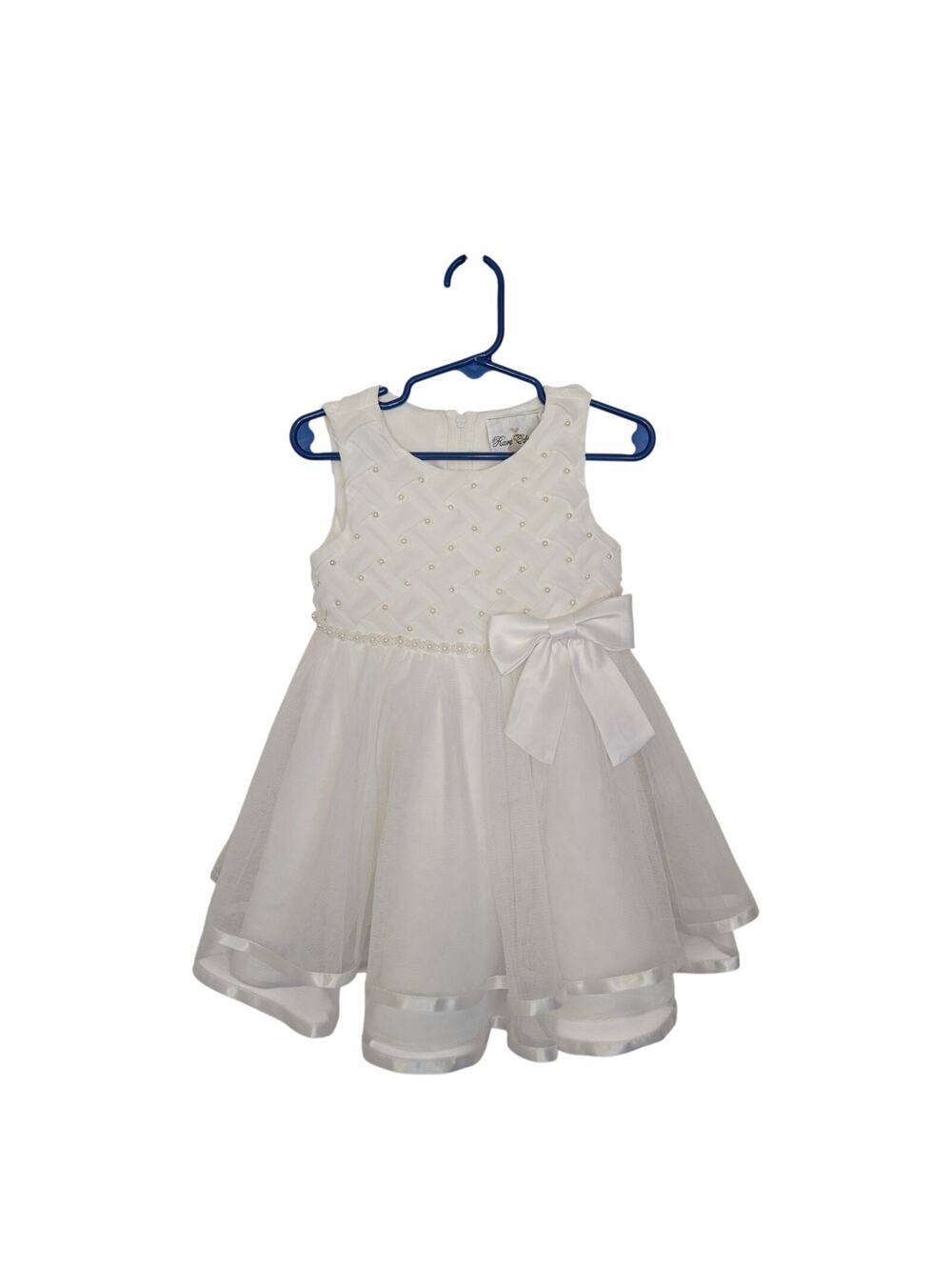 Rare Editions Infant Dresses, Flower Girl Christening Tulle Dress, Sz 24 mos